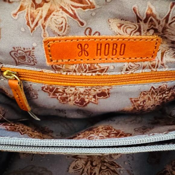 Hobo Womens Nash Black Soft Leather Crossbody Bag with Tassel - Picture 10 of 13